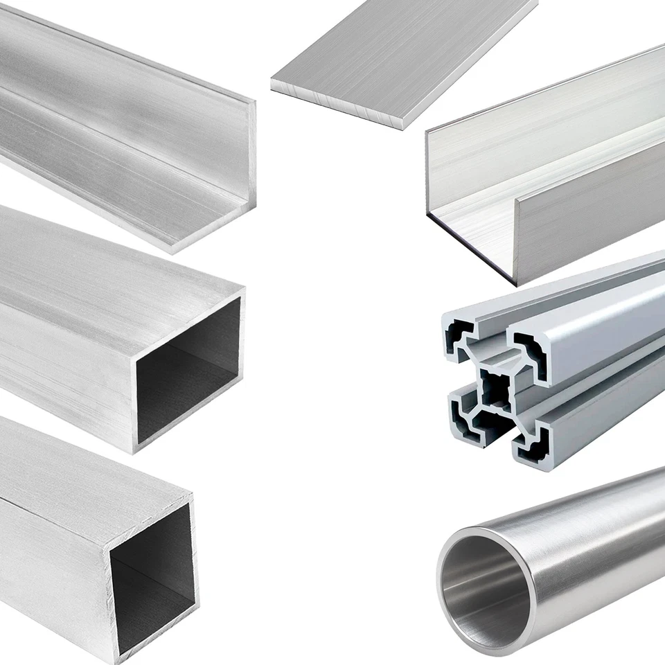 Aluminium profile angle square profile U-profile rectangular profile round tube groove professional - Image 1 of 1