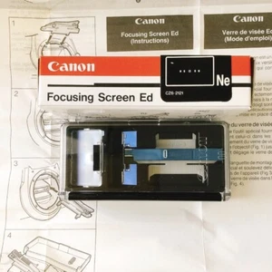 Canon Focusing Screen Ed Type Ne for EOS650・EOS630・EOS620・EOS RT English manual - Picture 1 of 13