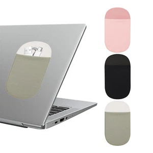 Elastic Mouse Holder for Laptop Universal Reusable Adhesive Stick-On Mouse Pouch - Picture 1 of 15