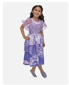 Disney Encanto Movie Isabela Dress Costume For Girls- Fits Sizes 4-6x New - Picture 1 of 4