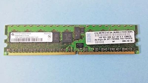 1 IBM 1GB DDR SDRAM PC Memory Card 1RX4 PC2-3200R-333-11-HD CL3 1.8V DEׂ(128X72) - Picture 1 of 5