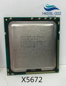 Intel Xeon X5672 3.2GHz 12MB 6.40G (SLBYK) LGA 1366 Server CPU Processor SLBYK - Picture 1 of 2
