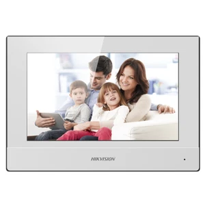 Hikvision DS-KH6320-WTE1-W Video Intercom IP Indoor Station 7" Touch Screen - Picture 1 of 6