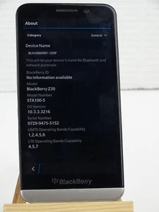Blackberry Z30 Black (Unlocked) 16GB 2GB RAM 4.2" BBOS10 Mobile Smartphone Works - Picture 1 of 10