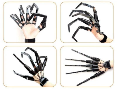 Halloween Mechanic Flexible Fingers Handwear Cosplay Robot Glove Stage Props - Image 1 of 4