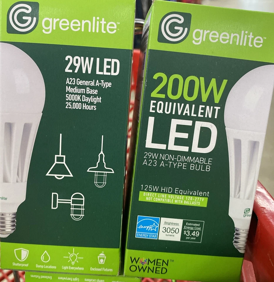 Greenlite 29W/H/50K 29W 5000K A23 LED Omni Light Bulb 200W Equal Energy Star - Image 1 of 1
