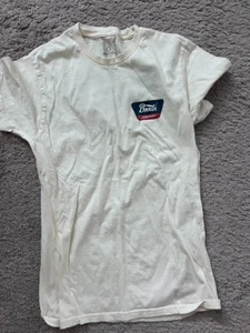 Brixton Herren Linwood Logo Grafik Standard T-Shirt - 16172-CREME Größe Small - Bild 1 von 2