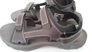 Eddie Bauer Men's 13M River Strapped Sandals Hiking Summer ShoesHolman Brown - Picture 1 of 11