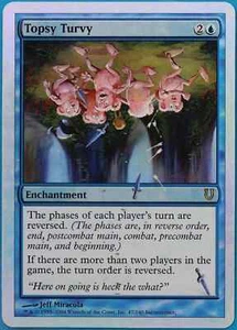 Topsy Turvy FOIL Unhinged Blue Rare MAGIC MTG LP - Imagen 1 de 1