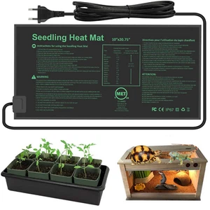 25x52CM HEIZMATTE SÄMLING TERRARIUM TIERE HEIZUNG PFLANZEN ANZUCHT WÄRME MATTE - Bild 1 von 12