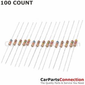 Resistencias de película de carbono ignífugas 100 X 270 ohmios 1/4 vatio 5 % envío desde EE. UU. - Imagen 1 de 1