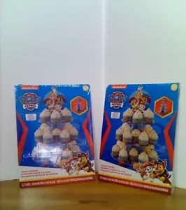 Lot of 2 WILTON Paw Patrol Nickelodeon 24 Cupcake Treat Stand 3-Tier Birthday - Picture 1 of 3