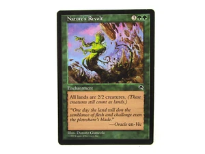 Nature's Revolt MTG Magic the Gathering Tempest MP Reuglar Enchantment Card - Picture 1 of 6