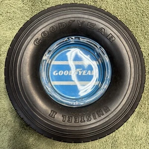 Vintage Goodyear UNISTEEL II RADIAL Advertising Ashtray! - Picture 1 of 3