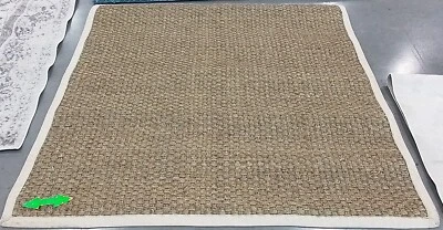 NATURAL IVRY 6'-0" x 6'-0" Broken Thread Rug Reduced Price 1172771678 NF114J-6SQ - Image 1 of 4