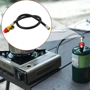 Fuel Propane Gas Portable Camping Stove Regulator With 27.5 Inch Hose BBQ Tool - Picture 1 of 7