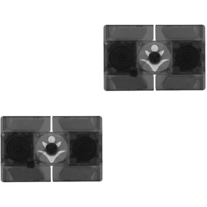 2 Pieces Kühlung Notebook-Kühler Tragbarer Laptop-Kühler Faltbarer LED - Bild 1 von 12