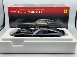 Kyosho Diecast 1962 Ferrari 250 GTO, Black, 1:18, Boxed - Picture 1 of 24