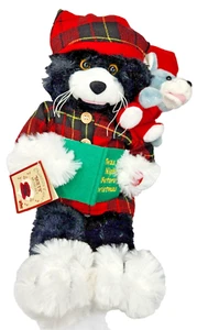 Chantilly Lane Twas the Night Before Christmas Katze & Maus musikalisches Plüschtier mit Etikett - Bild 1 von 8