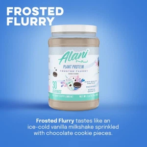Alani Nu PLANT Based Protein Powder Frosted Flurry, 30 Servings - Exp 08/25 - Picture 1 of 4