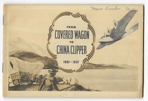John Hancock Mutual Life Insurance 1937 From Covered Wagon to China Clipper - Picture 1 of 2