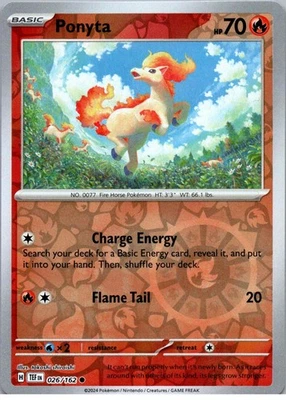 Ponyta - Common - SV05: Temporal Forces - 026/162 - NM - Reverse Holo - Image 1 of 2