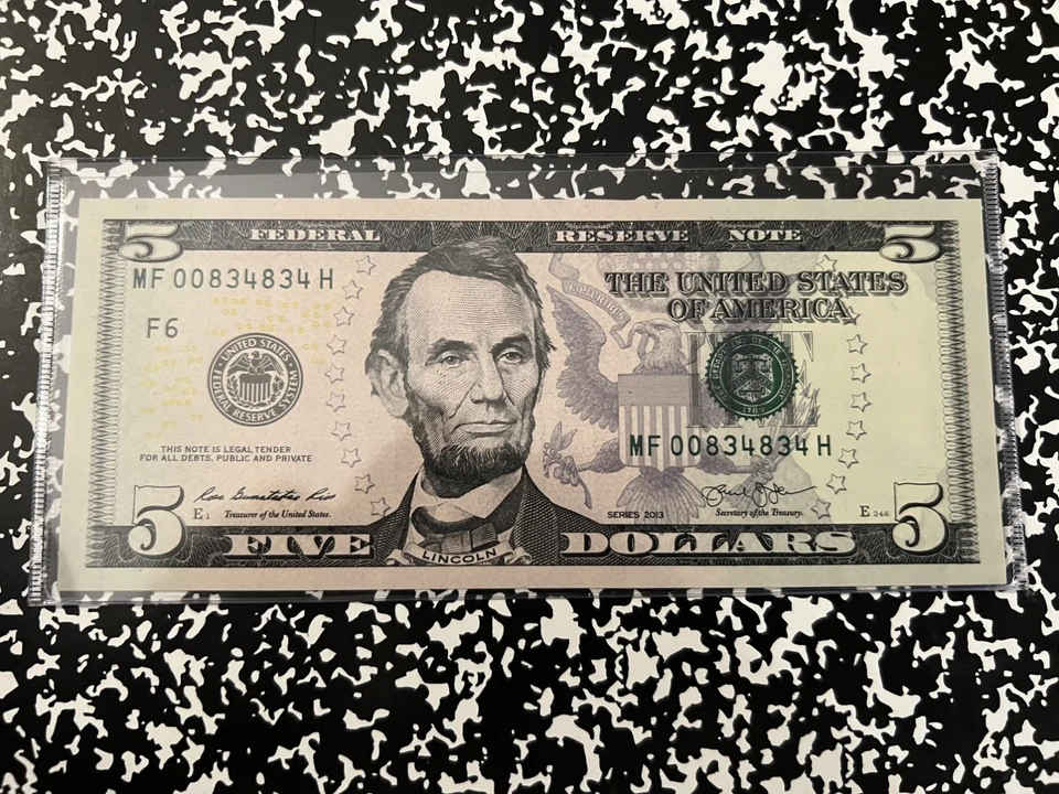 Five dollar $5 Repeating Note - Image 1 of 1