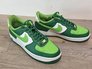 Nike Air Force 1 Low Shamrock St. Patrick's Day 2020 Sneakers Men's Size 8 - Picture 1 of 8