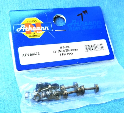 ATHEARN "N":  8 EJES - RUEDAS DE METAL. NUEVO. A ESTRENAR.  - REF.: ATH 90675 - Imagen 1 de 4