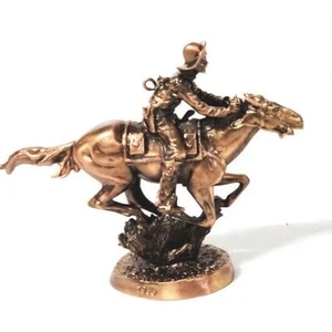 Hallmark Pony Express Caballo Adorno de Navidad Cobre Viejo Oeste Vaquero Caja de 25 Años - Imagen 1 de 11