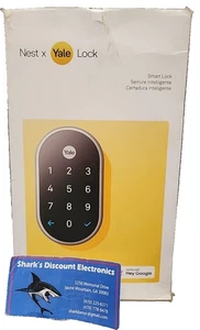 Nest x Yale Smart Lock with Nest Connect Satin Nickel WiFi New - Picture 1 of 3