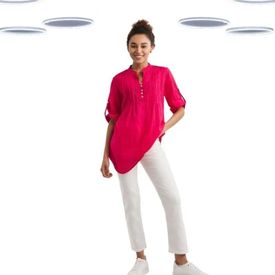 Túnica de novio de manga larga para mujer Ex Joe Browns en rosa Foto 1 de 4