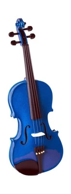 Cremona SV-75 Premier Novice Violin Outfit - Sparkling Blue - 4/4 Size - Image 1 of 4