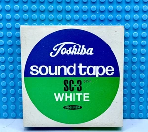 TOSHIBA SOUNDTAPE SC-3 WHITE BLANK REEL TAPE (1) (NEW) - Picture 1 of 7