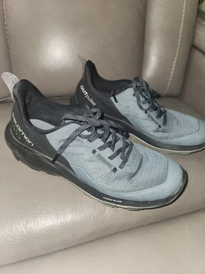 Salomon Outpulse GTX Trail Running Shoes Goretex Hiking Black Gray Womens Sz 8.5 - Image 1 of 2