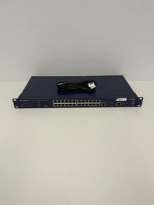 Netgear ProSafe FS726TP 24-Port 10/100 2-SFP Managed PoE Switch (SD) - Picture 1 of 20