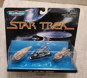 Micro Machines Star Trek XIV Voyager 3 Pack  New 1997 - Picture 1 of 6
