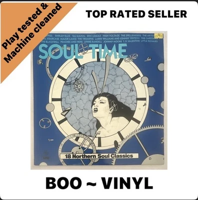 Soul Time - 18 Northern Soul Classics - 12" Vinyl Lp VG+ / VG+ - Image 1 of 4