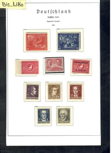 BIS-LIKE:many stamps Germany ( Soviet. zone) NH/MH/used 4 sh. LOT 07 NV 201 - Picture 1 of 4