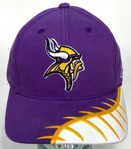 Cappello Berretto Minnesota Vikings Reebok Viola Uomo Strap Back NFL Pro Line Calcio 3D - Foto 1 di 7