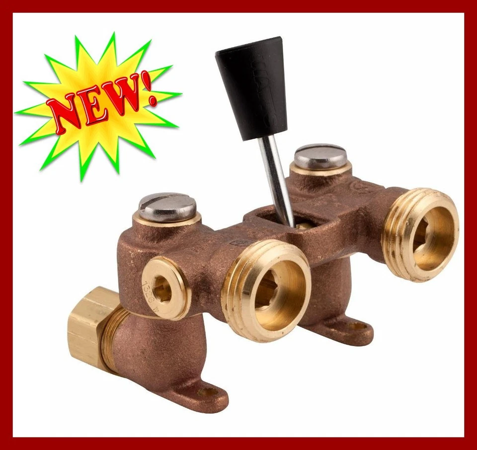 Watts 1/2 In. Bronze Sweat X MHT Washing Machine Shutoff Valve 175c