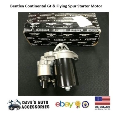 Conjunto de motor de arranque compatible con Bentley Continental GT 2004-17 07C911023D/07C91102 Foto 1 de 4