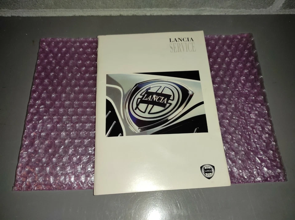 Libretto assistenza Lancia stampato 60371570 12/96 1'edizione  - Immagine 1 di 1