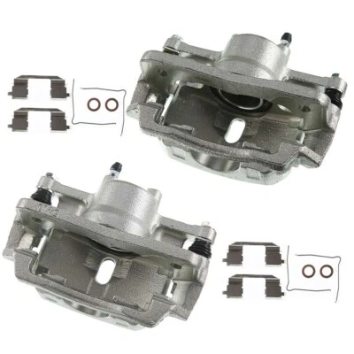 Pinzas de freno delanteras izquierda y derecha 2 piezas con soporte para Honda Civic 2012-2015 L4 1,8 L Foto 1 de 4