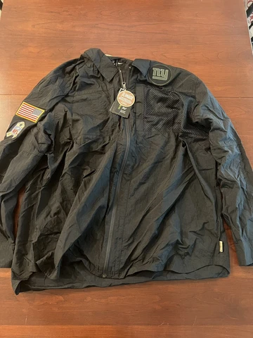 NIKE Men's New York Giants Salute To Service Sideline Windbreaker Jacket XXL 2XL Cover