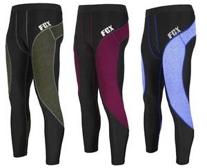 Mens Compression Tights Skin Fit Gym, Running, Yoga Base Layer Pants Cycling - Picture 1 of 12