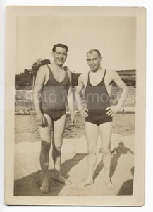 Les baigneurs en maillot de bain une pièce - Photo anonyme, Snapshot 1935 - Picture 1 of 2
