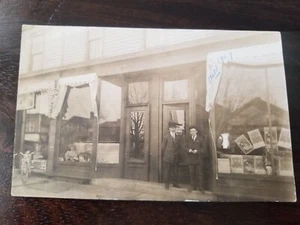Nice 1907 Store Front Real Photo Postcard RPPC Advertising - Picture 1 of 2