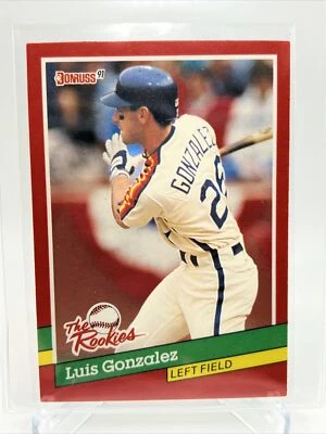 1991 Donruss the Rookies Luis Gonzalez Rookie Card #17 Mint FREE SHIPPING - Image 1 of 3