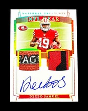 TRUE 1/1 - Deebo Samuel RC - 2019 National Treasures ROOKIE PATCH ON-CARD AUTO
